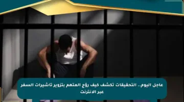 عاجل اليوم.. التحقيقات تكشف كيف روّج المتهم بتزوير تأشيرات السفر عبر الإنترنت